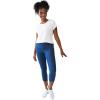 ellos Plus Size Mid-Rise Stretch Capri Jegging(Medium Stonewash)