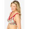 Catherines Women’s Plus Size Cotton Comfort Wireless Bra(Holiday Plaid)