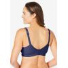 Catherines Women’s Plus Size Cotton Comfort Wireless Bra(Mariner Navy)