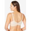 Catherines Women’s Plus Size Cotton Comfort Wireless Bra(Mocha Nude Animal)