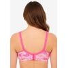 Catherines Women’s Plus Size Cotton Comfort Wireless Bra(Pink Blossom)