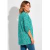 Woman Within Plus Size 7-Day Layered-Look Tunic(Waterfall Etch Floral)