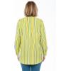 Woman Within Plus Size Perfect Pintuck Tunic(Primrose Yellow Sunny Stripe)