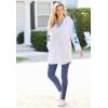 Woman Within Plus Size Tall Side Pocket Ankle-Length Pull-On Stretch Knit Cotton Spandex Leggings(Stone Wash)