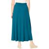 Woman Within Plus Size 7-Day Maxi Skirt(Deep Teal)