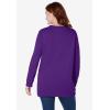 Woman Within Plus Size Crewneck Fleece Sweatshirt(Radiant Purple)