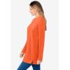 Woman Within Plus Size Crewneck Ultra Soft Sherpa Sweatshirt(Grenadine)