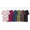 Woman Within Plus Size Criss Cross Tee(Delicate Pink)