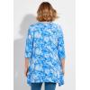 Woman Within Plus Size Swing Hem Tunic(Soft Blue Tie Dye)