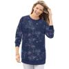 Navy Sprinkle Heart
