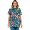 Navy Floral Patchwork