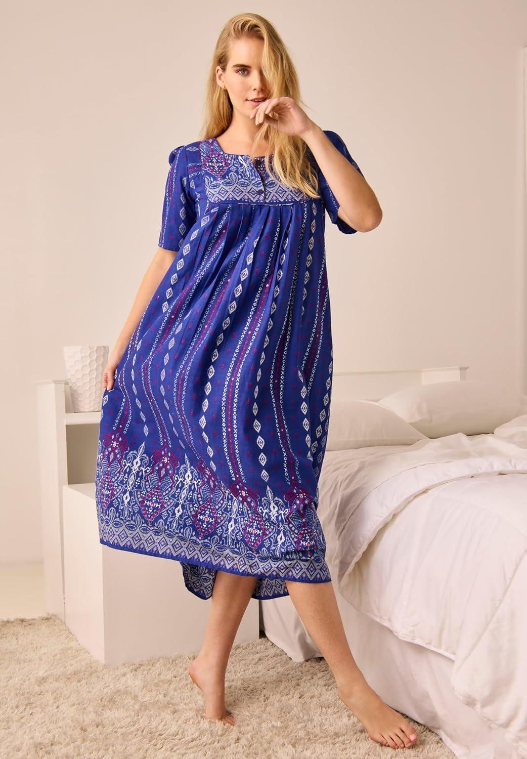 imageOnly Necessities Plus Size Mixed Print Short LoungerIsland Aqua Tropical