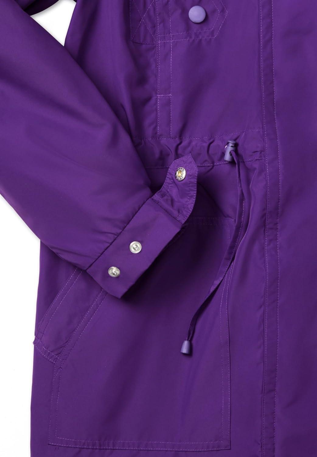 imageWoman Within Plus Size Taslon Anorak Jacket With Removable Fleece LiningRadiant Purple