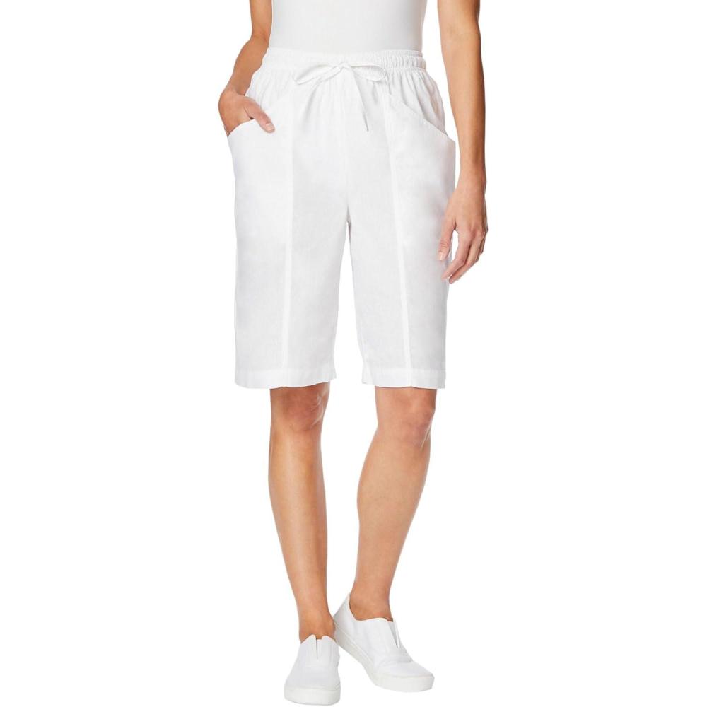 imageWoman Within Plus Size Boardwalk Front Seam ShortWhite