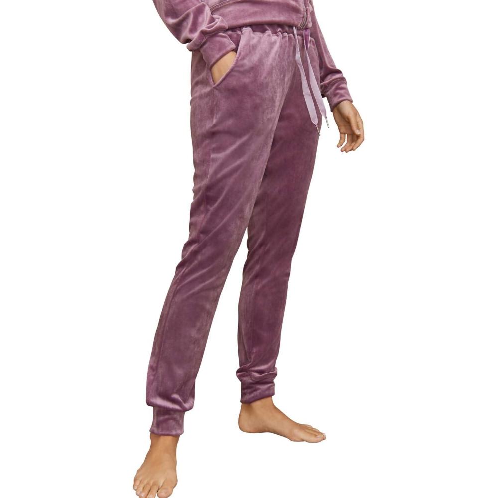 imageellos Plus Size Stretch Velour Jogger PullOn PantsFig