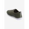 Comfortview Women’s Wide Width The Ariya Sneaker(Dark Olive)