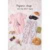 Dreams & Co. Plus Size 2-Piece Capri PJ Set(Raspberry Sorbet Paris)