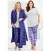 Dreams & Co. Plus Size Relaxed Pajama Pant(Classic Red Fair Isle)