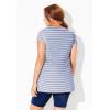 Swimsuits For All Women’s Chlorine Resistant Swim Tunic (Plus(Deep Sea Stripe)