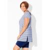 Swimsuits For All Women’s Chlorine Resistant Swim Tunic (Plus(Deep Sea Stripe)