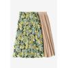Woman Within Plus Size 2-in-1 Reversible Skirt(Sweet Coral Watercolor)