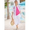 Woman Within Plus Size Boardwalk Capri(Sweet Coral)