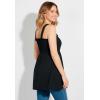 Woman Within Plus Size Convertible Tunic To Skirt(Black)