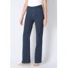Woman Within Plus Size Flex Pull-On Bootcut Gap-Free Stretch Denim Jeans(Deep Claret)