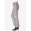 Woman Within Plus Size Flex Pull-On Bootcut Gap-Free Stretch Denim Jeans(Grey Denim)