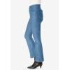 Woman Within Plus Size Flex Pull-On Bootcut Gap-Free Stretch Denim Jeans(Light Stonewash)