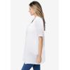Woman Within Plus Size Lightweight Open Front Cardigan Sweater(White)