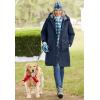 Woman Within Plus Size Mid-Length Microfiber Parka(Navy)