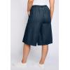 Woman Within Plus Size Relaxed Fit Coulotte(Indigo)