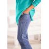 Woman Within Plus Size Stretch-Cotton Knit Pull-On Bootcut Pocket Leggings(White)