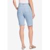 Woman Within Plus Size Stretch-Denim Five-Pocket Bermuda Jeans Shorts(Pale Lilac)