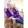 Woman Within Plus Size Taslon Anorak Jacket With Removable Fleece Lining(Black)