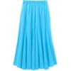Woman Within Plus Size Wide Elastic Waist Skirt(Paradise Blue)