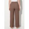 Woman Within Plus Size Wide-Leg Texture Knit Pant(Mocha Nude)