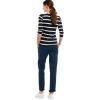 ellos Comfortable Women’s Plus Size Modern Stretch Chino Pants Slim Fit Work & Casual(Navy)