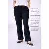 ellos Plus Size Stretch Chino Mid-Rise Classic Bootcut Pants(Slate)