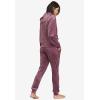 ellos Plus Size Stretch Velour Jogger Pull-On Pants(Fig)