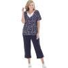 Navy Ditsy