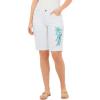 White Pastel Floral Embroidery