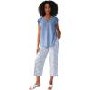 Pale Indigo White Gingham
