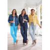 Woman Within Plus Size Stretch Denim 5-Pocket Straight-Leg Jeans(Banana)