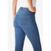 Woman Within Plus Size Stretch Denim 5-Pocket Straight-Leg Jeans(Chocolate)
