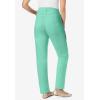 Woman Within Plus Size Stretch Denim 5-Pocket Straight-Leg Jeans(Pale Seafoam)