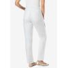 Woman Within Plus Size Stretch Denim 5-Pocket Straight-Leg Jeans(White)