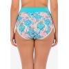 Comfort Choice Plus Size Full Coverage Stretch Cotton Color Block Brief 3-Pack(Tropical Assorted)