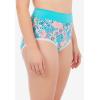 Comfort Choice Plus Size Full Coverage Stretch Cotton Color Block Brief 3-Pack(Tropical Assorted)
